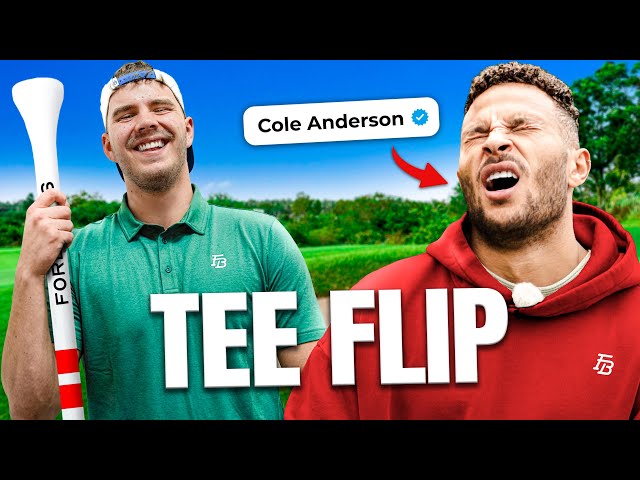 TEE FLIP Challenge With Cole Anderson