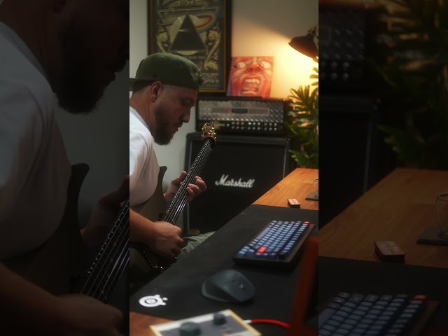 Shredding over a sick backing track
