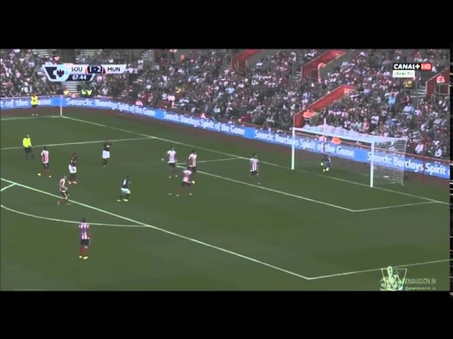 Southampton vs Manchester United 2-3 2015 Mata Goal
