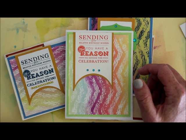 How-To: Heat Embossed Resist Cards