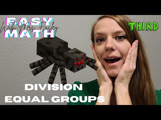 3rd Grade: DIVISION [Drawing Equal Groups and Fact Families]