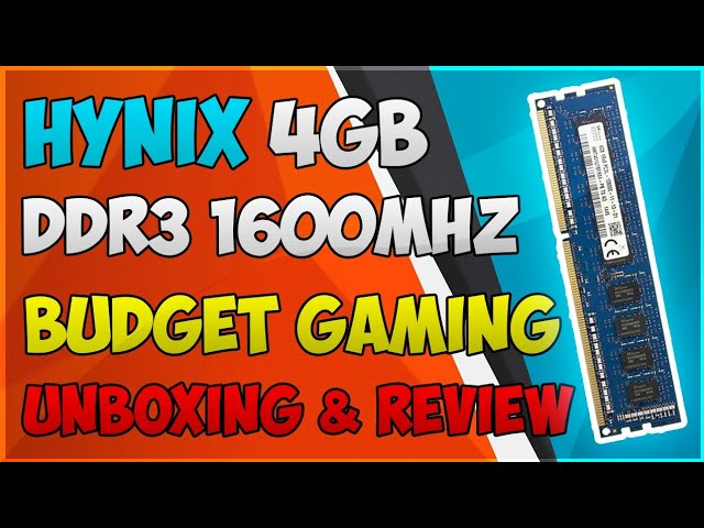 Hynix 4GB DDR3 1600mhz ram | Unboxing and Review |