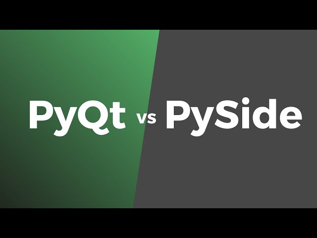 PyQt vs. PySide: Differences, Similarities, and Licenses [2022]