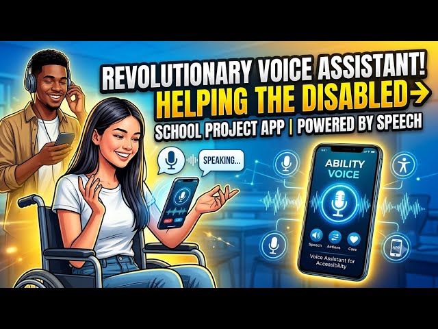 AI Voice Assistant for Disabled People | CBSE 12 | AI project