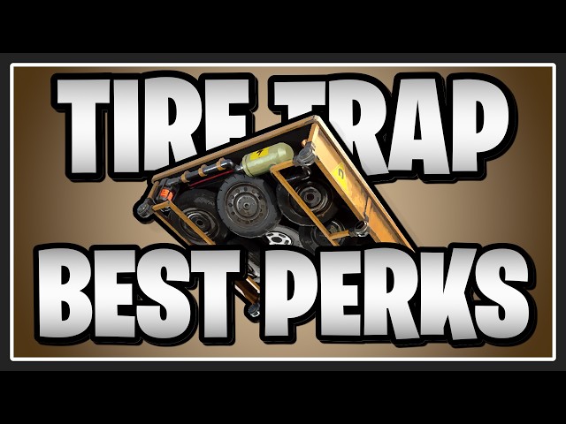 The BEST PERKS for the Ceiling Drop Trap (Tire Trap) in Fortnite Save the World!