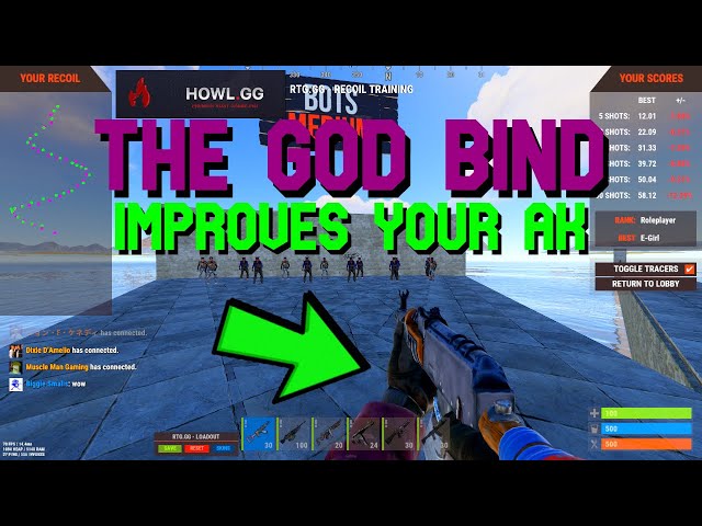 Improve you ak with the god bind in rust.