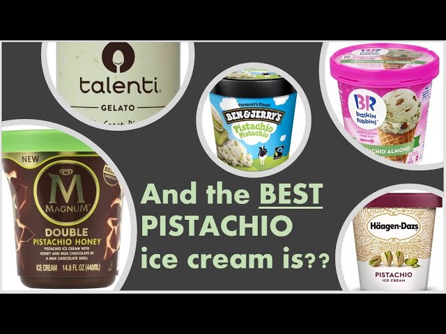 Taste test: best pistachio ice cream