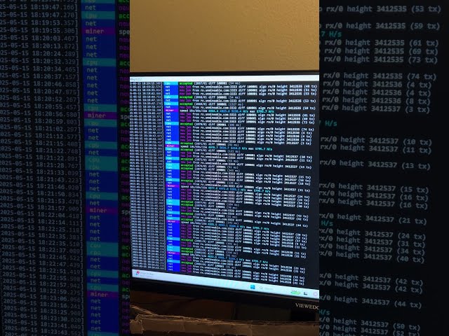 #day25 of #cpumining #monero on #xmrig until I get #monetized