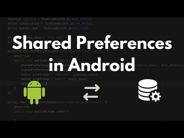 SharedPreferences in Android