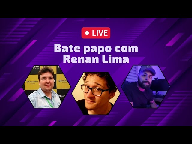 🔴 LIVE | Bate Papo sobre mercado de trabalho com o desenvolvedor do jogo Warframe Renan Lima