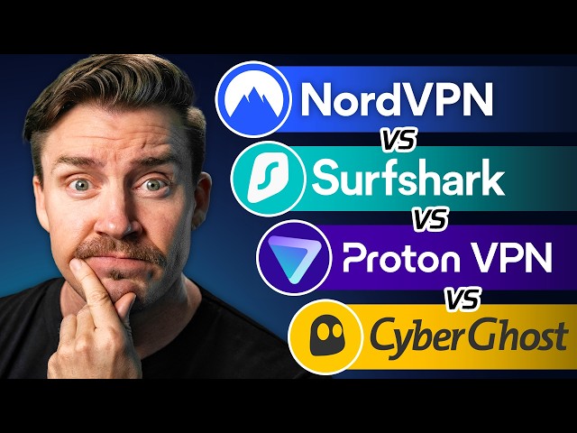 Best VPN comparison 2026 | NordVPN vs Surfshark vs Proton VPN vs CyberGhost