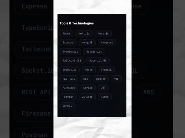 dev portfolio website template...#websitedesign #webdevelopment #portfolio #ytshorts