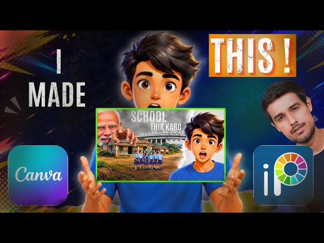 How To Make Thumbnail Like Dhruv Rathee (Step By Step)