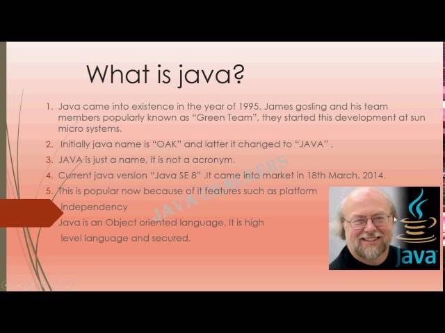 core JAVA Basic concepts - 1