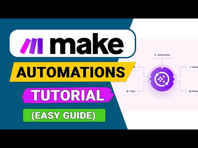 Make.com Tutorial For Beginners (2026) - Easy Guide