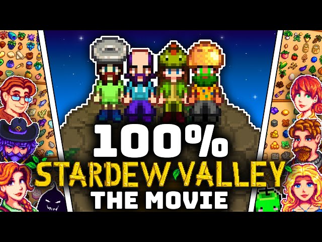 We Played 100% of Stardew Valley 1.6 Multiplayer - THE MOVIE