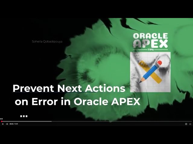 Master Dynamic Action Error Handling in 5 Minutes!