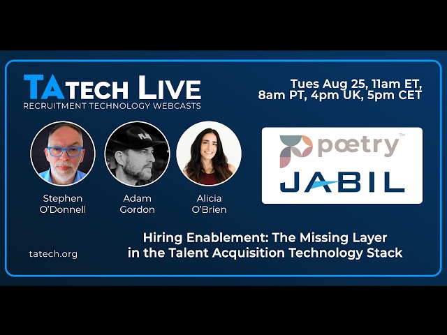 TAtech Live - Adam Gordon, CEO Poetry & Alicia O'Brien, Jabil