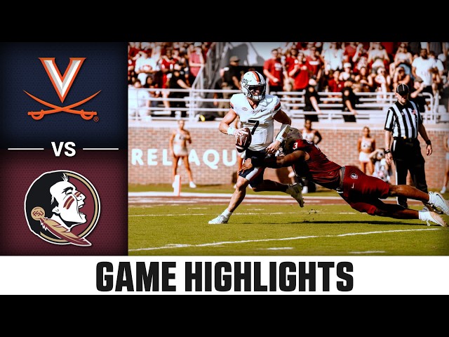 Virginia vs. Florida State Game Highlights | 2026 ACC Football