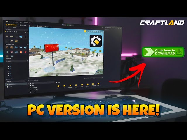 Craftland PC Download & Publish Maps in Freefire | SacSo