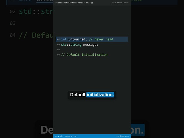 Value vs. default initialization