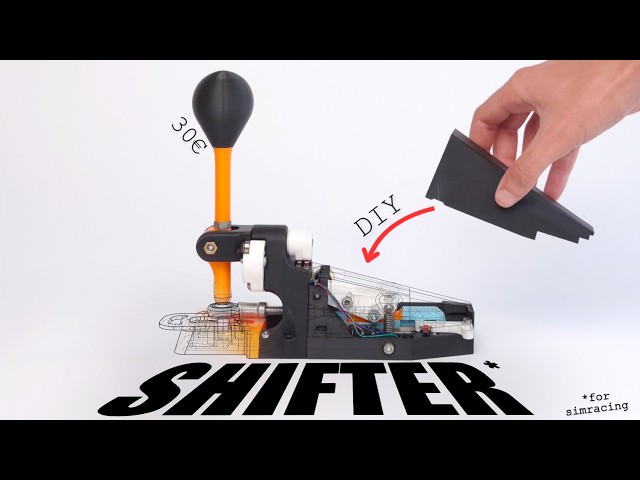 Building a PREMIUM 3D Printed Sim Racing SHIFTER 🏎️ Build Guide, Arduino Code & BOM available