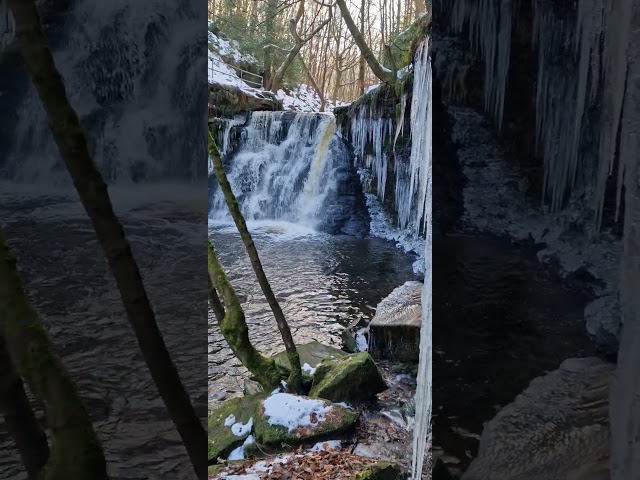 Icicles & Waterfalls this morning #photography #iceicebaby #waterfall