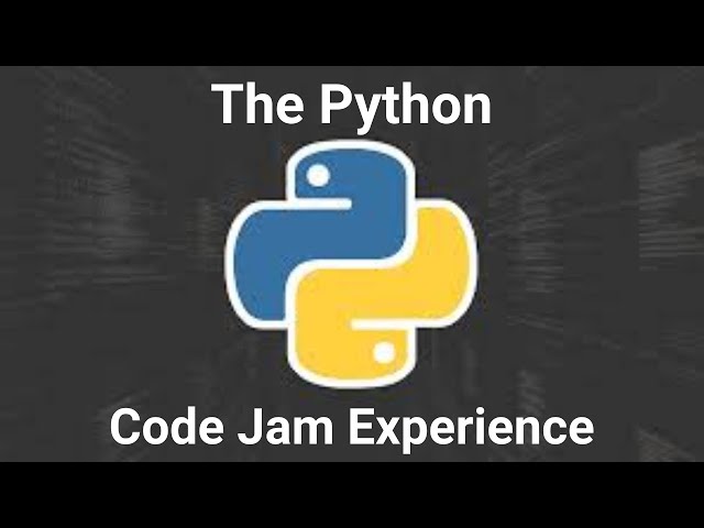 So I Joined a Python Code Jam…