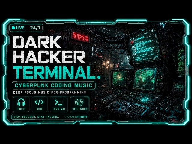 Code in the Dark | Neural Focus Ambient | Hacker Soundscape