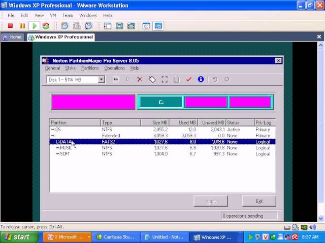 How to format a partition using Parition Magic