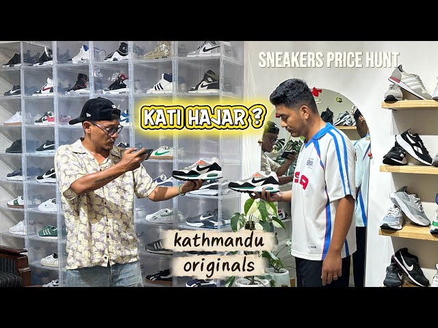 Original Sneakers Price Hunt in Kathmandu Nepal 