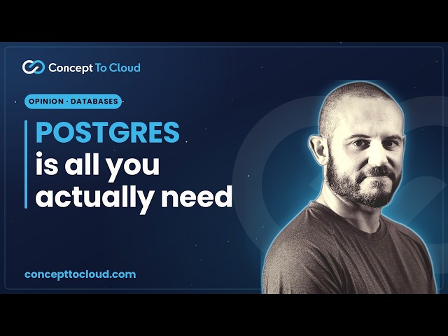 Postgres Is Probably All You Need (Stop Adding Databases)