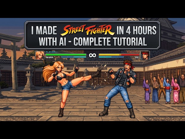 I Made Street Fighter in 4 Hours with AI - Complete Tutorial