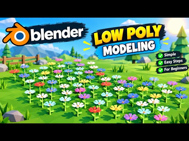 BLENDER LOW POLY MODELING TUTORIAL || BLENDER FOR BEGINNER || HOW TO LEARN BLANDER IN HINDI