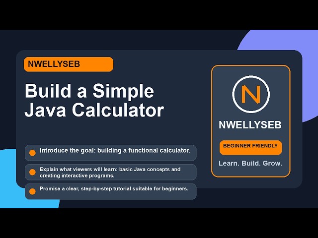 Build a Simple Java Calculator | Beginner Java Project - Part 1