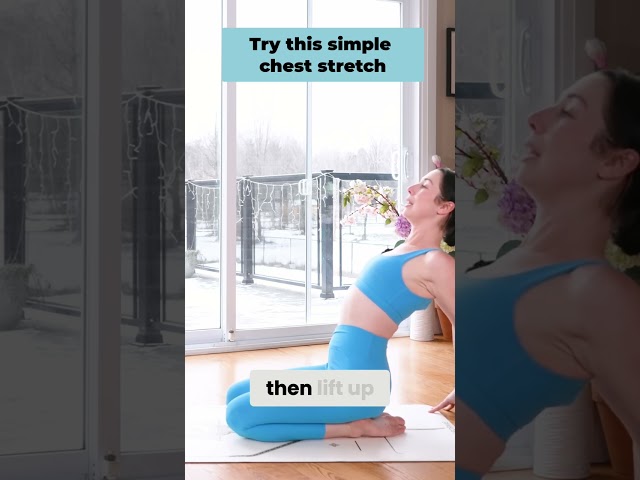 Stiff upper body? Try this stretch