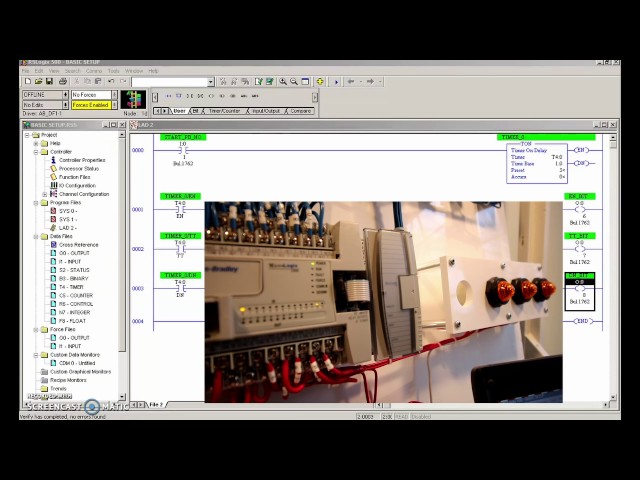 PLC Tutorial (Allen Bradley RS Logix) #6 (TON TOF RTO Timers)