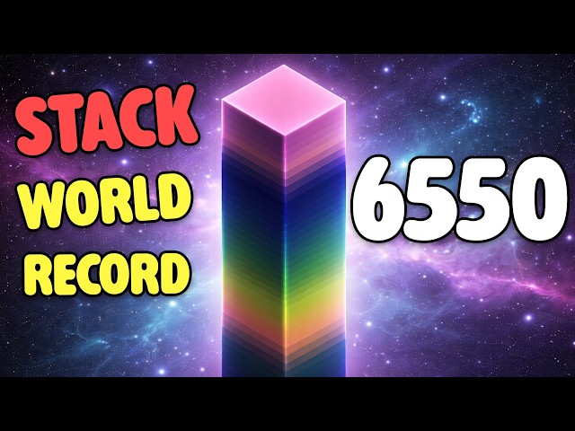 STACK WORLD RECORD HOLDER FLEXES THE WORLD RECORD OMG