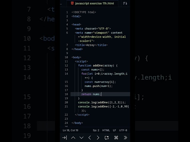 Javascript Exercise 11h #html #css3 #javascript
