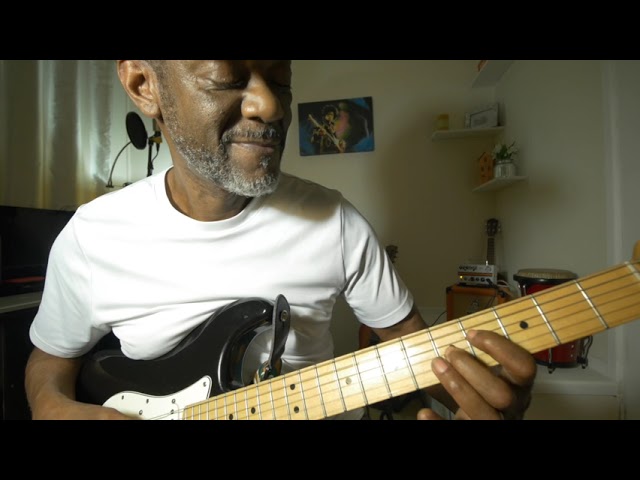 Quickest Easy beginner blues guitar lesson- One shape!!