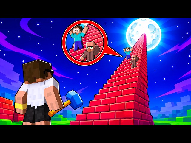 Building Stairs till Moon in Roblox..