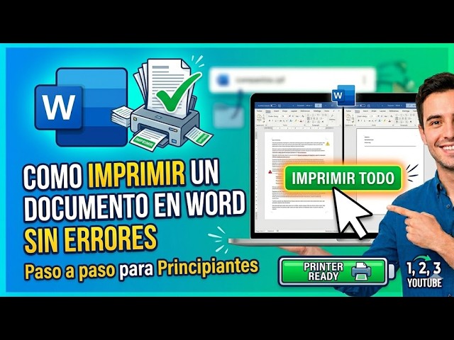 HOW TO PRINT A WORD DOCUMENT WITHOUT ERRORS (For Beginners) 2026