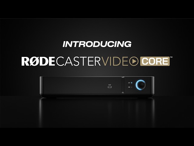 RØDECaster Video Core - the newest console in our growing range of RØDECasters