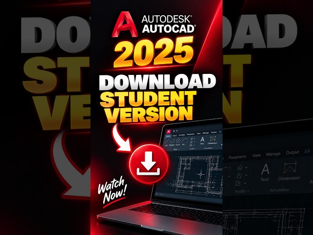 AutoCAD 2025: Free student version setup #autocad #tutorial #students