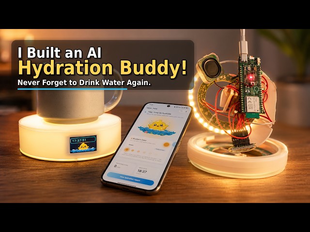 Building "Water Baby": AI-Powered Smart Hydration Companion | TuyaOpen & T5 Module