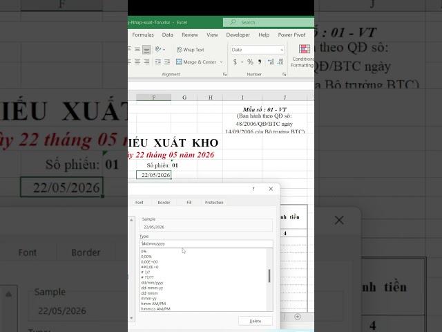 Customize date and time formats as desired #excel #tutorial