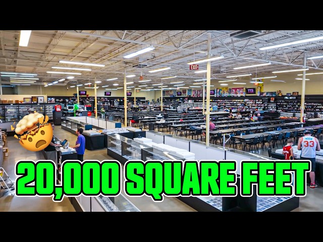 The BIGGEST trading card shop on earth
