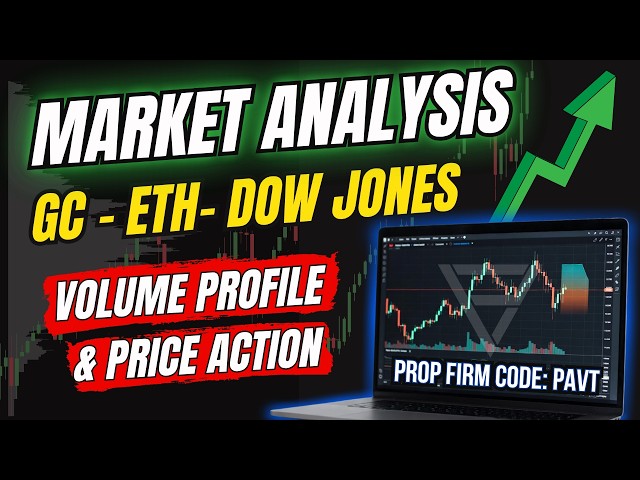 Volume Profile Analysis - Gold, Ethereum, Dow Jones (This Week's Key Levels)