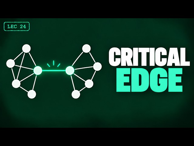 Advanced Graph Algorithms for Interviews? | Lec 24