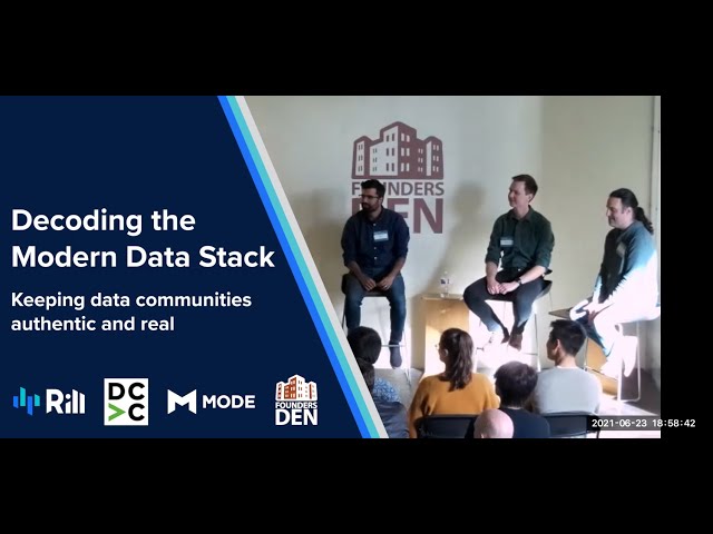 How do you build authentic data communities?